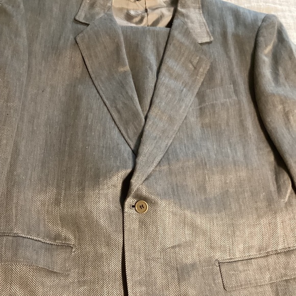 Vintage Italian made 100% linen suit - Picture 3 of 16
